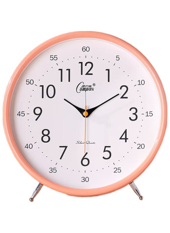 Compas Desktop Alarm Clock For Children And Students, Simple Bedroom Bedside Clock, 2363 Orange - Image 2