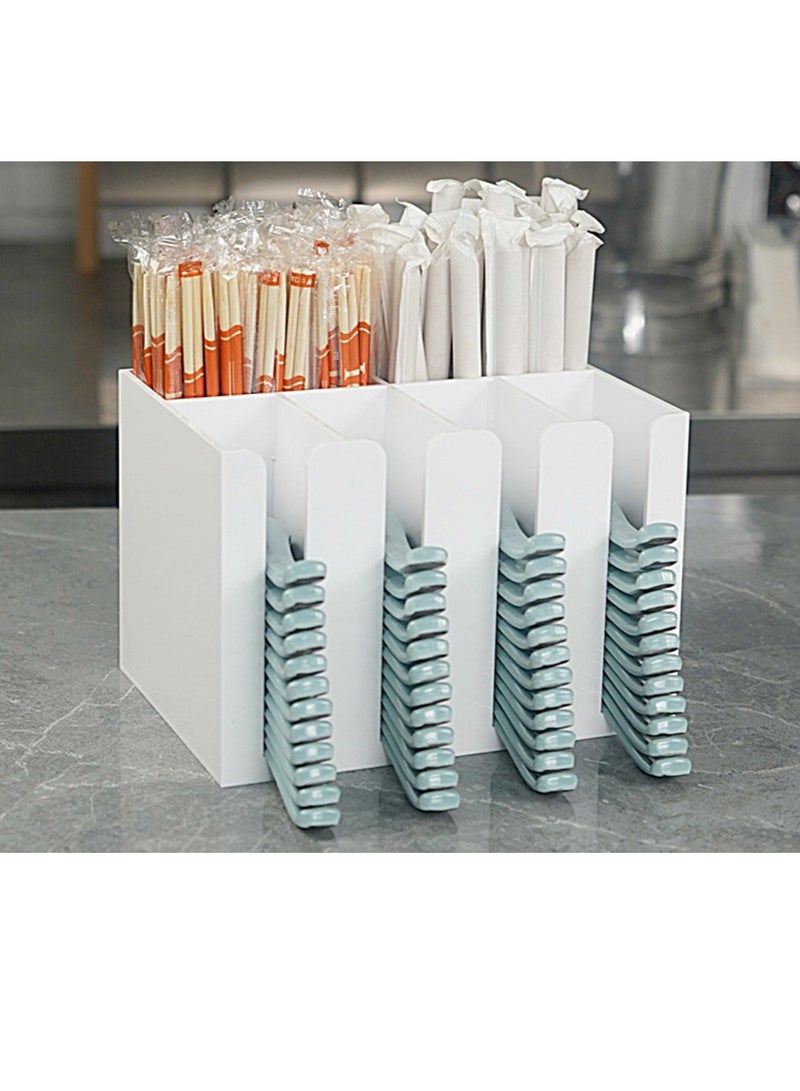 Beauenty Coffee Station Countertop Cup Dispenser Condiment Organizer Accessories Caddy for Breakroom, Office, Home - Image 2