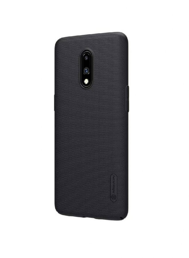 Nillkin Super Frosted Shield Hard Pc Back Case Cover For Oneplus 7 Black - Image 2