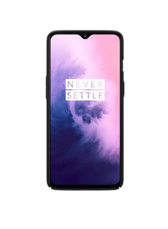 Nillkin Super Frosted Shield Hard Pc Back Case Cover For Oneplus 7 Black - Image 3