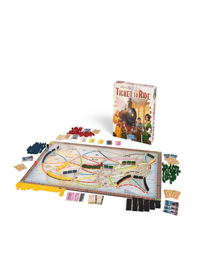 دايز أوف ووندر لعبة Asmodee Ticket to Ride اللوحية (إصدار 2025 المُحدّث) - مغامرة قطار عبر البلاد للأصدقاء والعائلة، لعبة استراتيجية للأطفال والكبار، للأعمار من 8 سنوات فما فوق، من 2 إلى 5 لاعبين، مدة اللعب من 30 إلى 60 دقيقة - Image 2