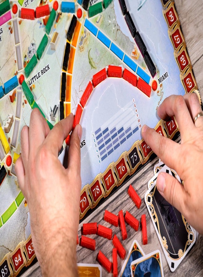 دايز أوف ووندر لعبة Asmodee Ticket to Ride اللوحية (إصدار 2025 المُحدّث) - مغامرة قطار عبر البلاد للأصدقاء والعائلة، لعبة استراتيجية للأطفال والكبار، للأعمار من 8 سنوات فما فوق، من 2 إلى 5 لاعبين، مدة اللعب من 30 إلى 60 دقيقة - Image 5