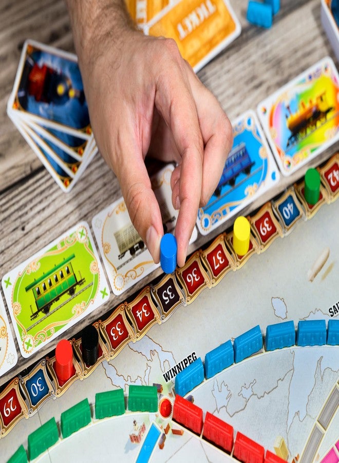 دايز أوف ووندر لعبة Asmodee Ticket to Ride اللوحية (إصدار 2025 المُحدّث) - مغامرة قطار عبر البلاد للأصدقاء والعائلة، لعبة استراتيجية للأطفال والكبار، للأعمار من 8 سنوات فما فوق، من 2 إلى 5 لاعبين، مدة اللعب من 30 إلى 60 دقيقة - Image 4