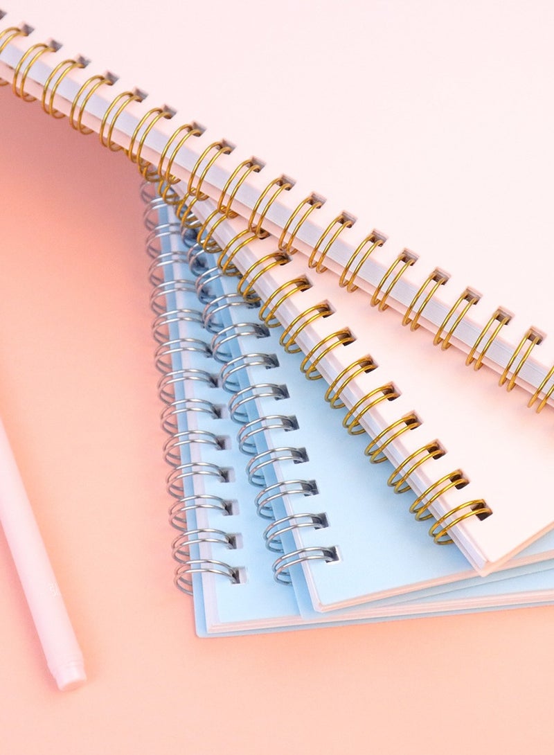 [عبوة من قطعتين] مخطط أسبوعي بدون تاريخ، دفتر أهداف أسبوعي بحجم A5، مجلة تعقب العادات، مخطط قائمة المهام، مخطط الأهداف، (وردي) - Image 4