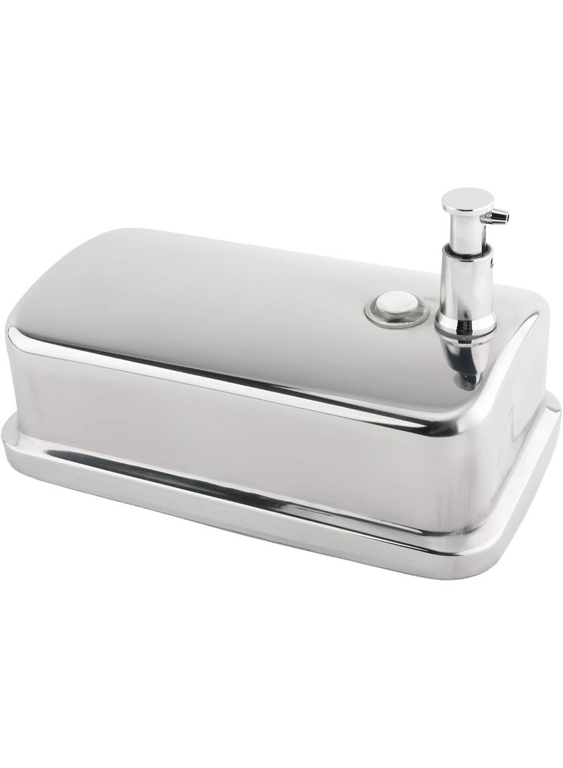 WALL MOUNTED STAINLESS STEEL SOAP DISPENSER 500ML - Image 4