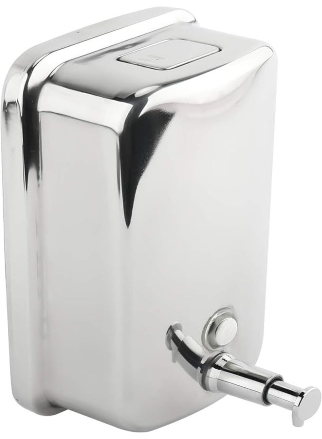 WALL MOUNTED STAINLESS STEEL SOAP DISPENSER 500ML - Image 5