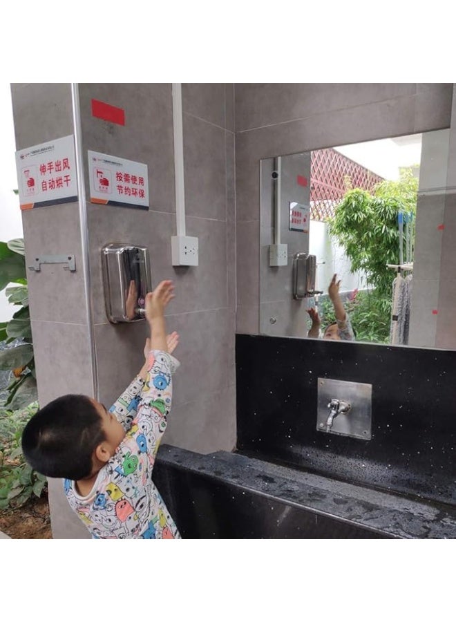 WALL MOUNTED STAINLESS STEEL SOAP DISPENSER 500ML - Image 2
