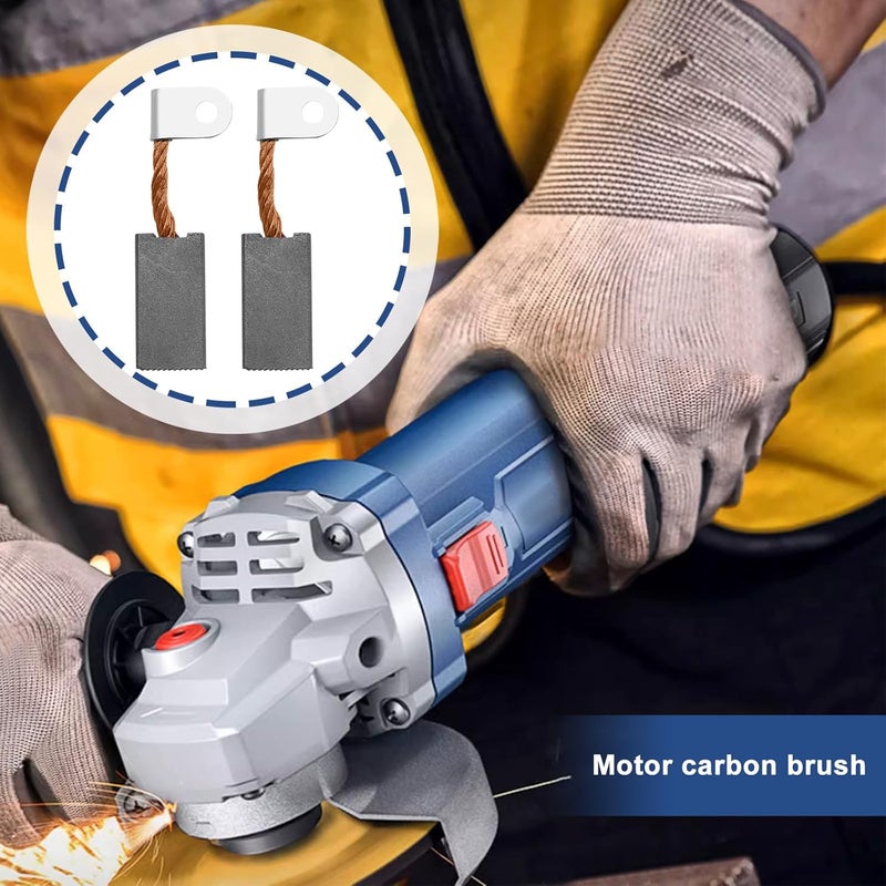 ECSiNG 4Pcs Motor Carbon Brushes with Copper Sheets - Compatible with Bosch - Image 2