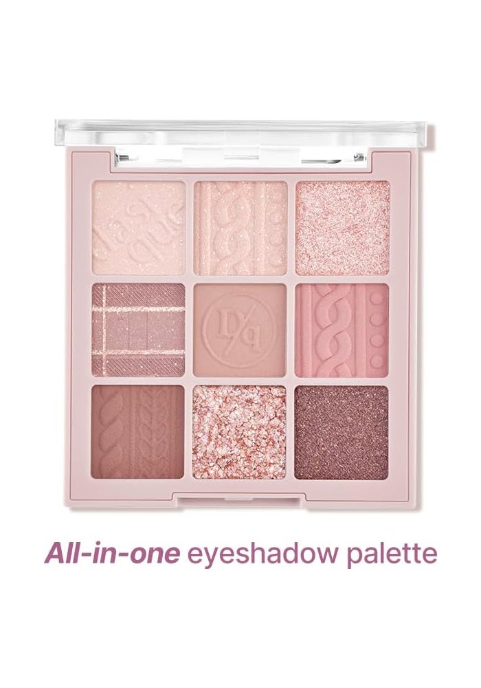 DASIQUE Shadow Palette #16 Violet Knit - Vegan and Cruelty-Free with 9 Blendable Shades - Image 3