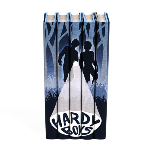 Juniper Books Hardy Boys Set 5Volume Hardcover Book Set with Custom Designed Book Covers Author Franklin W Dixon - Image 1