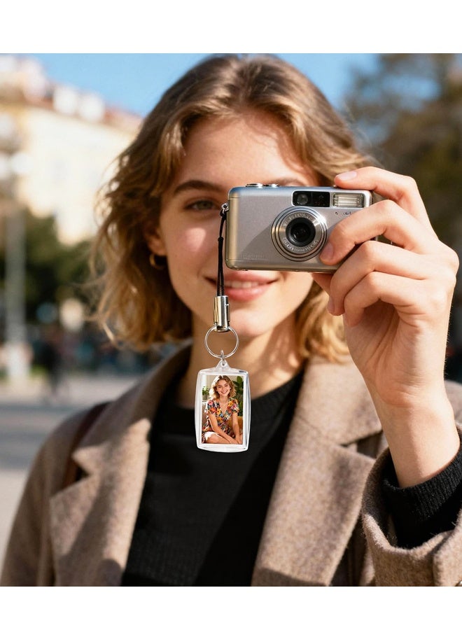 12 فراغ الأكريليك الفارغة مفاتيح الصور، صورة شفافة مفاتيح إدراج، DIY الحرف الهدايا Photocard Holder - Image 5
