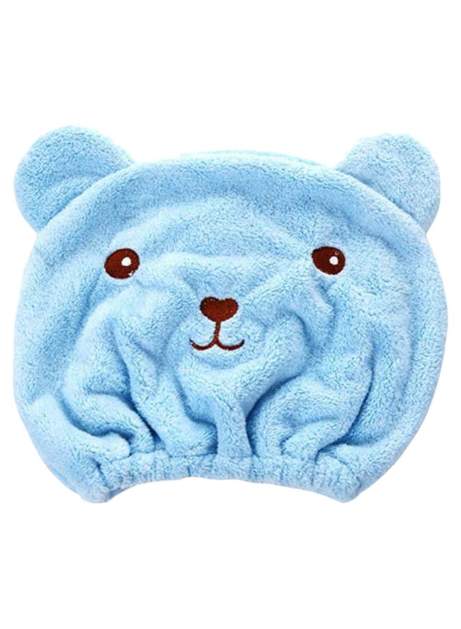 Cartoon Animal Dry Shower Cap Blue 30 x 26cm