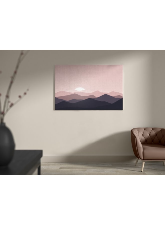 هوم جاليري منظر طبيعي مسطح جميل تجريدي طبيعة جبلية في الصباح 120x80 - Image 5