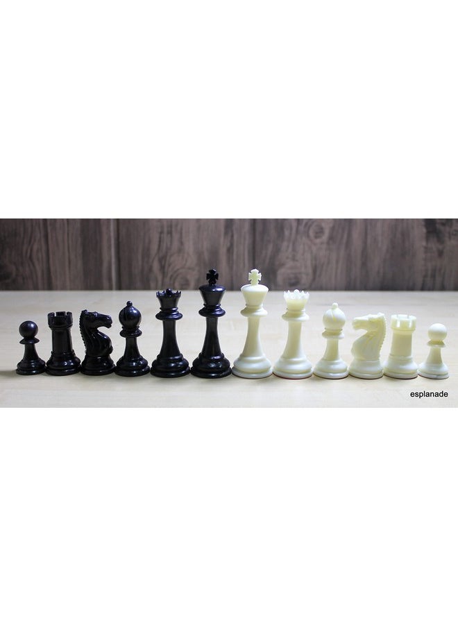 StonKraft - StonKraft - Tournament Chess Pieces (with Two Extra Queens) Chessmen Staunton Coins (3.75" Inch King Height) - 650 Grams - Image 1