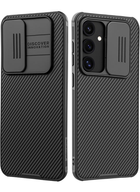 For Samsung Galaxy S24 FE Case TPU Shockproof Airbag Bumper, Camera Lens Protection Slide Cover Phone Case, Anti-Fingerprint Slim Fit Mobile Back Cover