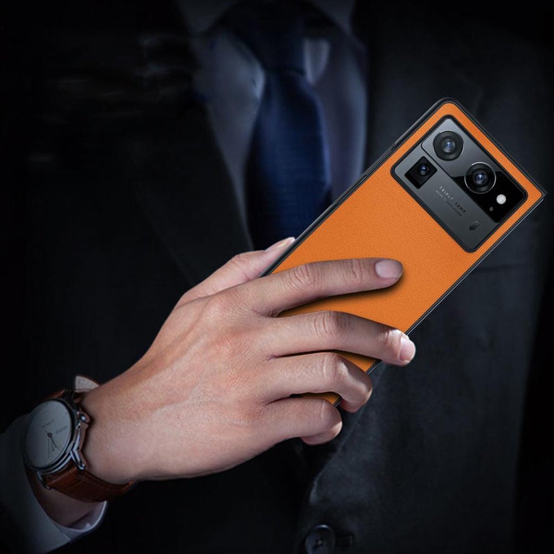 erorex For Tecno Phantom V Fold Ultra-thin Plain  Leather Phone Case(Green) - Image 4