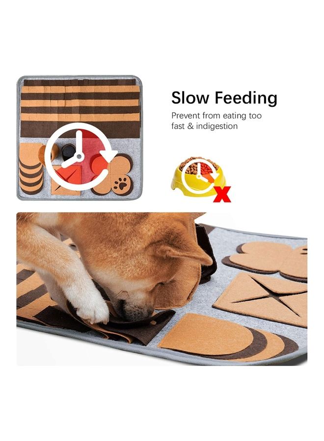 NIBEMINENT Pet Brain Games Snuffle Mat Multicolour 60 x 60cm - Image 3