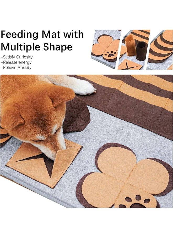 NIBEMINENT Pet Brain Games Snuffle Mat Multicolour 60 x 60cm - Image 2
