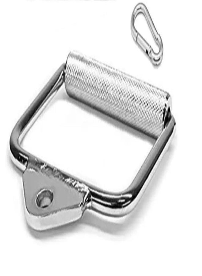 FITFOREVER D Handle (with Out Grip),Stirrup Crossover bar, Multi Training bar, Triceps, Press Down bar, Cable Attachment with Spring snap Hook - Image 1
