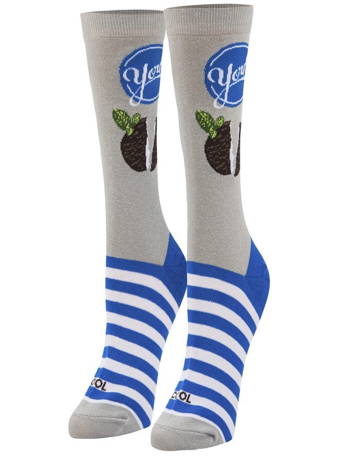 Odd Sox جوارب Cool Socks York Peppermint Pattie المرحة بطبعة مميزة للرجال والنساء - Image 1