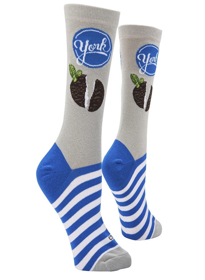 Odd Sox جوارب Cool Socks York Peppermint Pattie المرحة بطبعة مميزة للرجال والنساء - Image 3