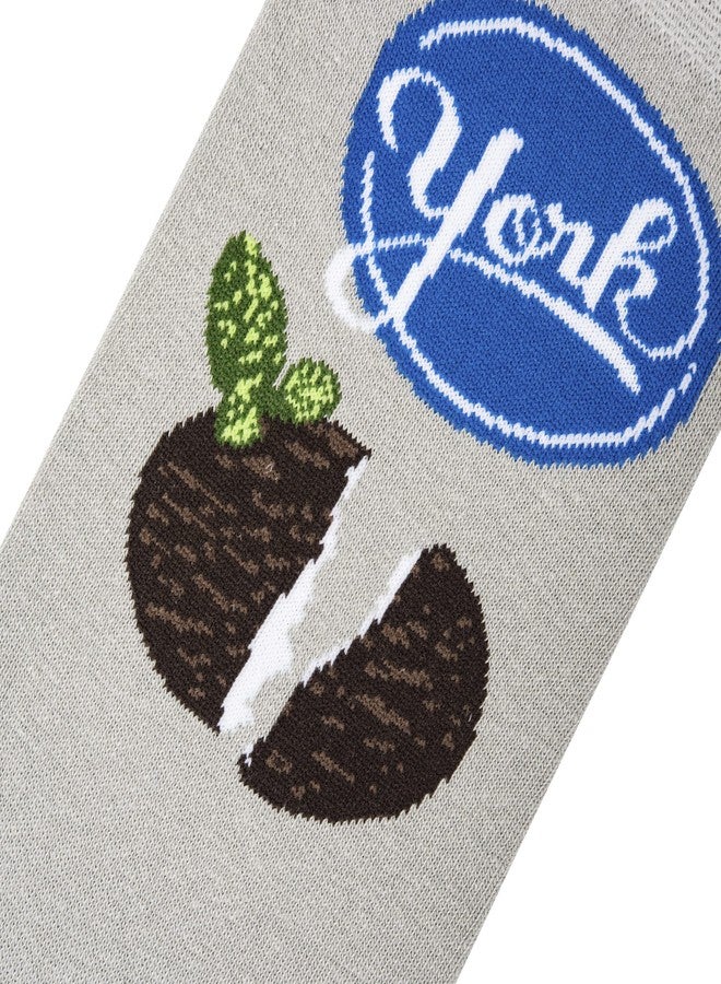 Odd Sox جوارب Cool Socks York Peppermint Pattie المرحة بطبعة مميزة للرجال والنساء - Image 4