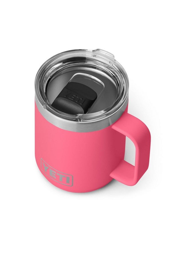 YETI Rambler 10 oz Stackable Mug, Vacuum Insulated, Stainless Steel with MagSlider Lid, Tropical Pink - Image 1
