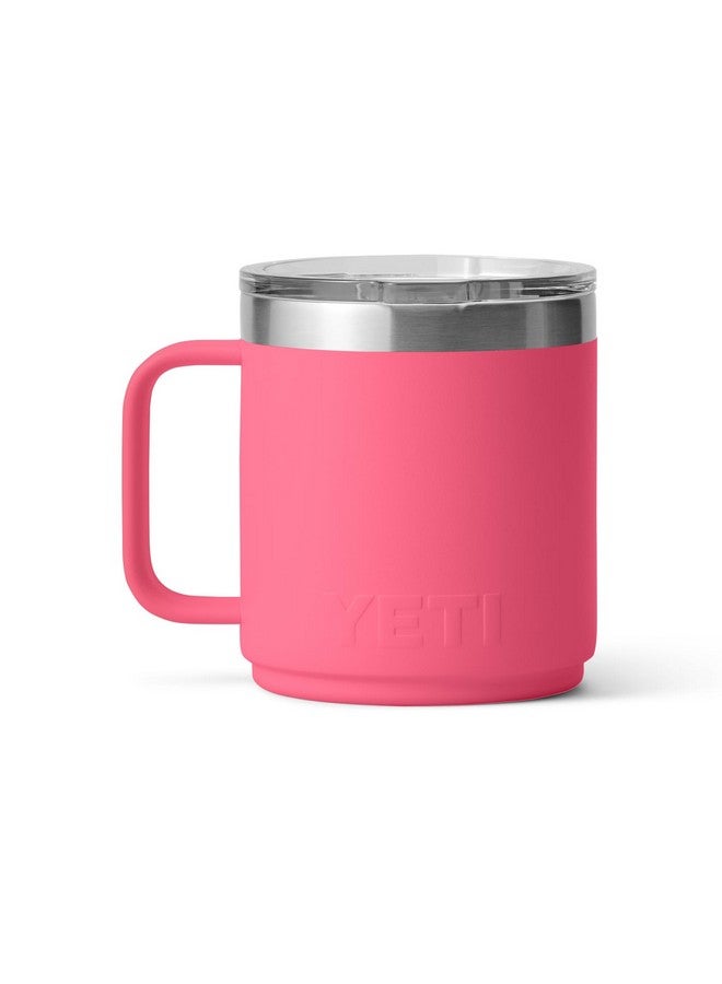 YETI Rambler 10 oz Stackable Mug, Vacuum Insulated, Stainless Steel with MagSlider Lid, Tropical Pink - Image 5