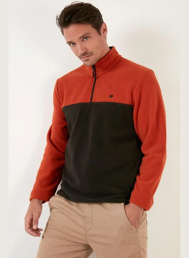 Buratti Buratti Regular Fit Anti-Pilling Non-Pilling Standing Collar Raised 2-Pack Polar Men's POLAR 5906016S2