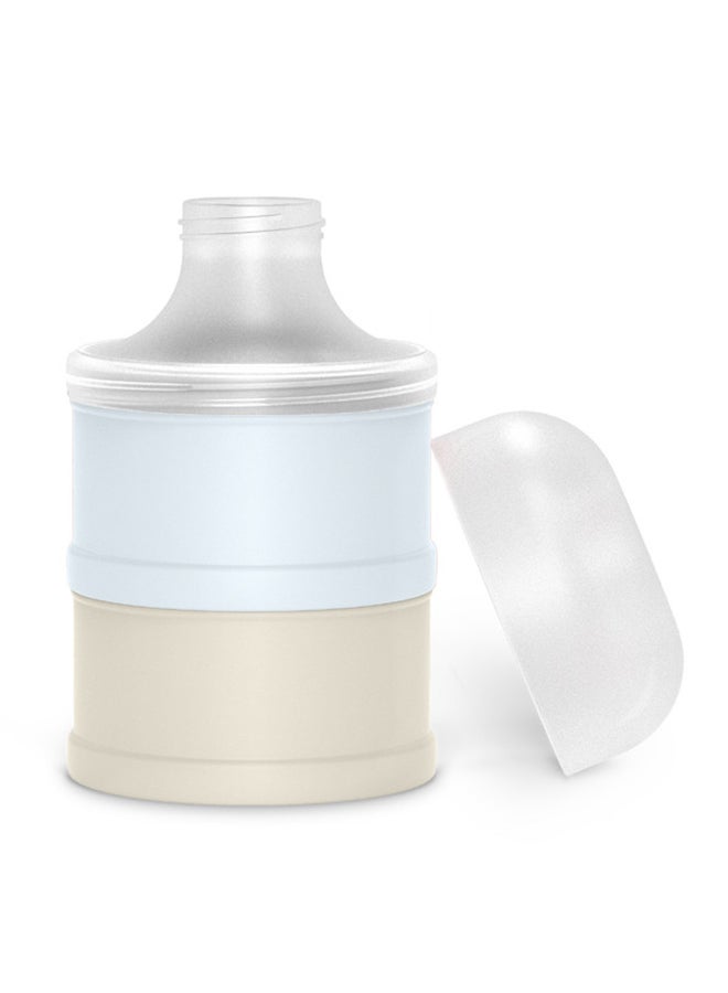 SUAVINEX طقم هدايا ترحيب بالطفل مكون من 5 قطع للمواليد الجدد، زجاجات الرضاعة، مصاصة، حامل المصاصة وموزع الحليب البودرة - أزرق - Image 3