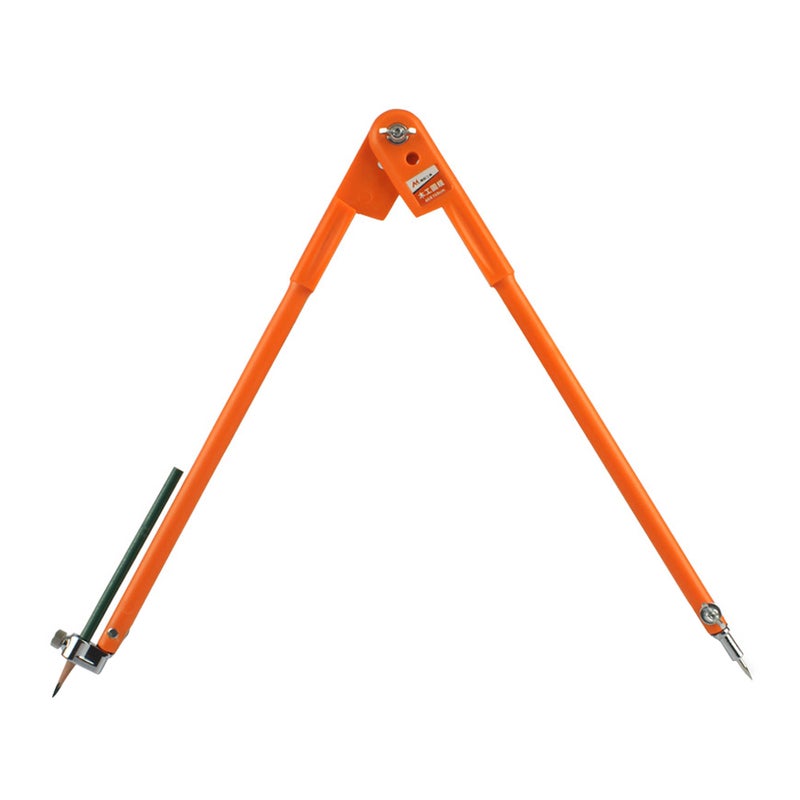 Woodworking Large Compasses Industrial Multifunction Tool Planning Wire Gauge Adjustable Lockable Divider Orange 41.00X3.00X3.00cm - Image 2