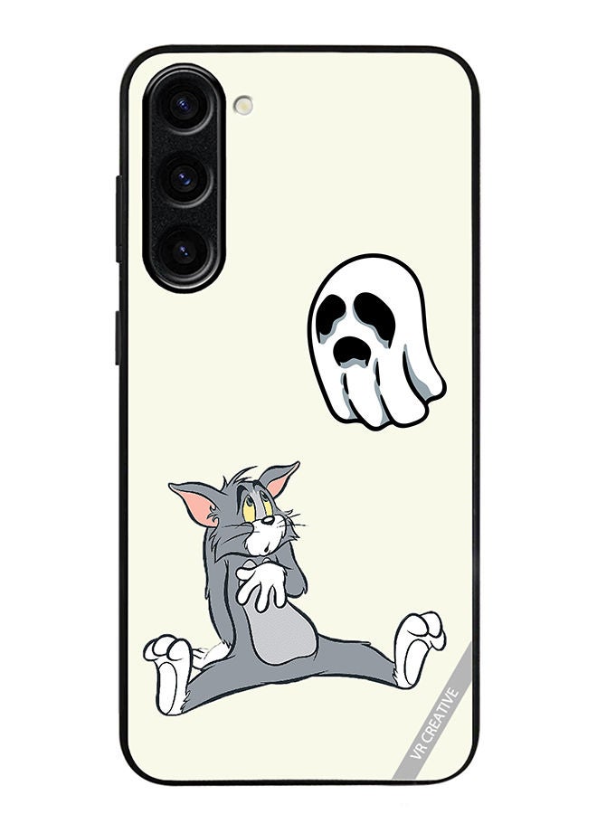 VR CREATIVE Protective Case Cover For Samsung Galaxy S23 Tom Scared Design Multicolour - Image 1