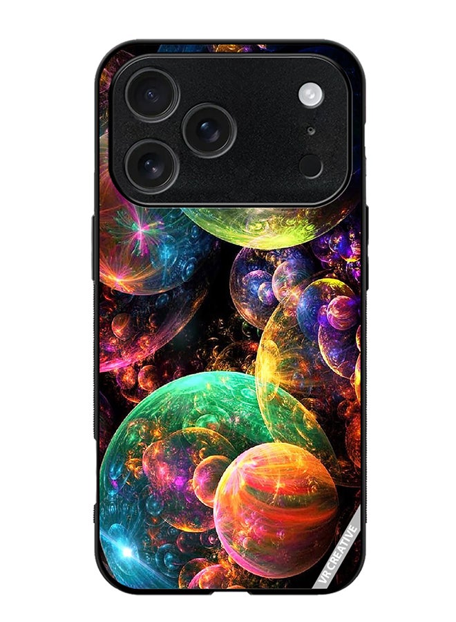 VR CREATIVE Protective Case Cover For Apple iPhone 17 Pro Max Galaxy Design Multicolour
