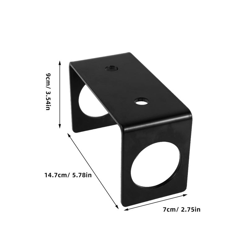 Vertical Wall Mount Barbell Holder Steel Coated Heavy Duty Gym Storage Rack for Home Commercial Fitness - Image 3