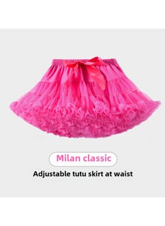 Generic European And American Christmas Children's Wear Women's Short Soft Veil Breathable Tutu Princess Skirt Children's Mesh Veil Puff Skirt Women's Pleated Skirt 
