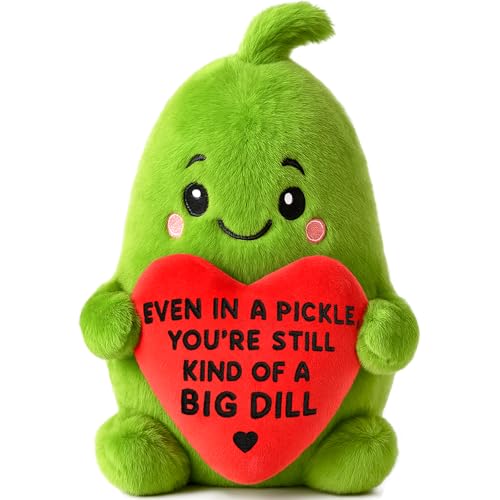 LuoHere Emotional Positive Support Pickle Gifts Valentines Day for Sister Friend Teens Mom Dad Birthday Gifts for Women Men Boss Coworkers Inspirational Travel Get Well Relaxation Self Care Gift Easter Basket - Image 1