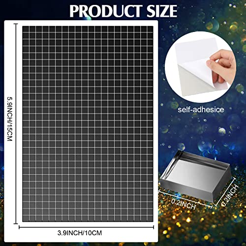 Romooa Self-Adhesive Disco Mirror Tiles Mosaic Tiles for DIY Craft Projects, 5 x 5 mm(Black,10800 Pieces) - Image 2