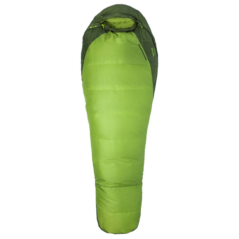 Marmot Men's Trestles 30Â° Sleeping Bag | Insulated, Water-Resistant, Left-Zip, Green Lichen/Greenland, Long - Image 1