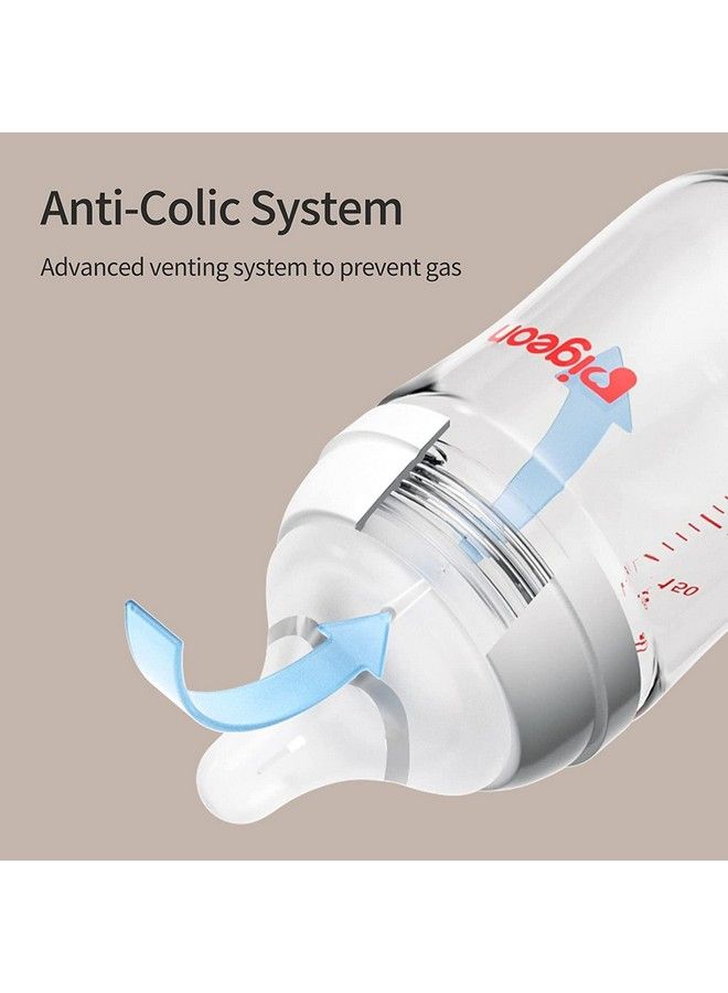 pigeon Anticolic Natural Flo Teat Nipple For Wide Neck Bottle 1Pcs Fast Flow Softlatch Peristaltic Plus Nipple 1Pcss Case 0M+  - Image 5