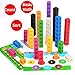 BenBen 100pcs Linking Cubes with 15 DoubleSided Activity Cards Math Manipulatives for Kids Ages 48 Counting Blocks for Kindergarten Snap Cubes STEM Educational Toy for Classroom Homeschool - Image 4