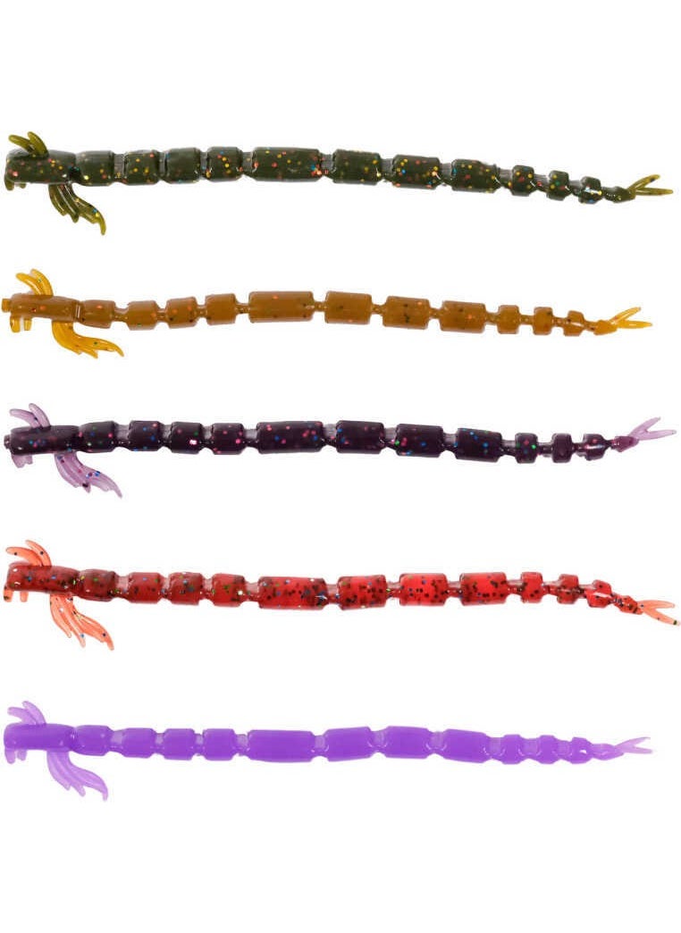 Ryuji - Crazy Slug 8cm Silicone Lure (10 Pieces) D-Standard - Image 1