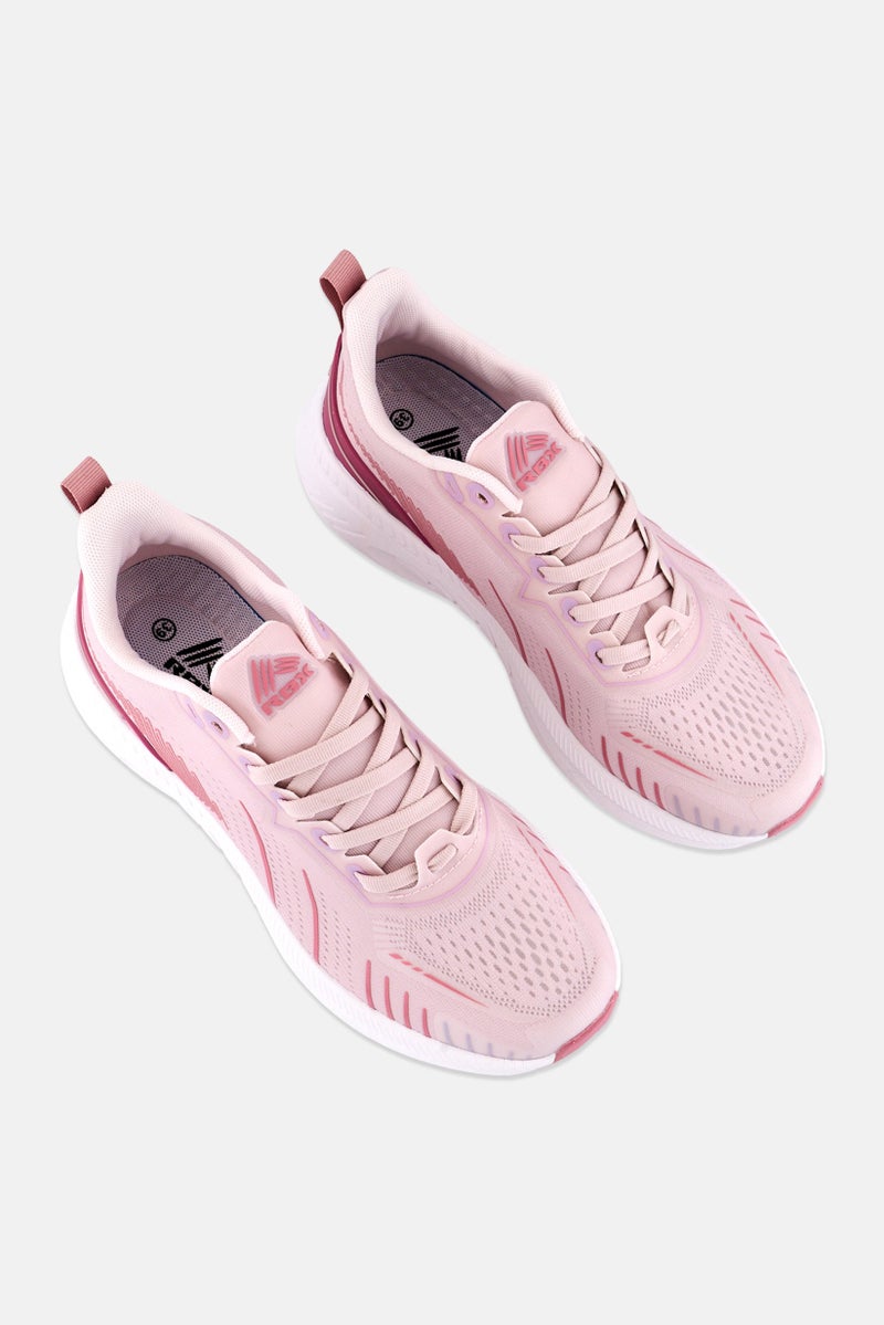 RBX Women Lace Up Running Shoes, Pink - Image 4