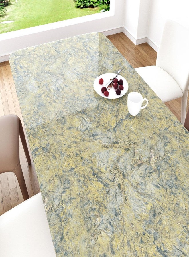 WESTICK Glossy Gold Marble Contact Paper for Countertops 15.8"x80" Yellow Marble Vinyl Wallpaper Peel and Stick Waterproof Granite Countertop Contact Paper for Tables Dresser Bathroom Sink Cabinets - Image 2