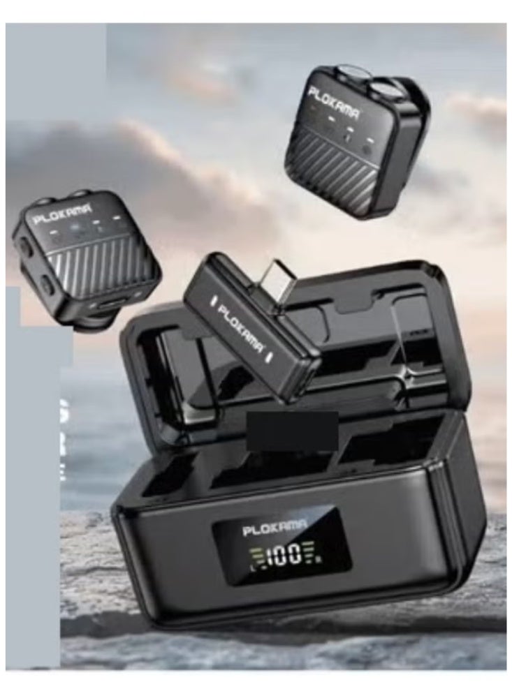 التخطيط ميكروفون لافالير لاسلكي PLOKAMA VM-80 Pro ANC للبث مع إلغاء الضوضاء النشط - Image 4