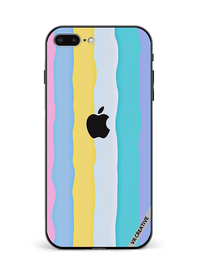 VR CREATIVE Protective Case Cover For Apple iPhone 7 Plus/8 Plus Apple Logo Design Multicolour - Image 1