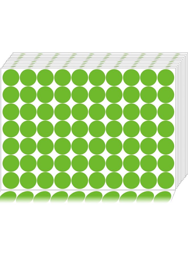 2800PCS Dot Stickers Round Color Coded Labels Classroom Essentials, Dot Labels Price Stickers Polka Dot Stickers Label Stickers Suitable for Office, Classroom Decoration, Paper, etc (Green) - Image 1
