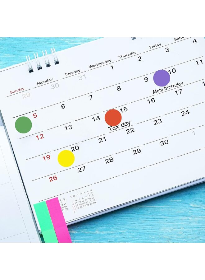 2800PCS Dot Stickers Round Color Coded Labels Classroom Essentials, Dot Labels Price Stickers Polka Dot Stickers Label Stickers Suitable for Office, Classroom Decoration, Paper, etc (Green) - Image 2