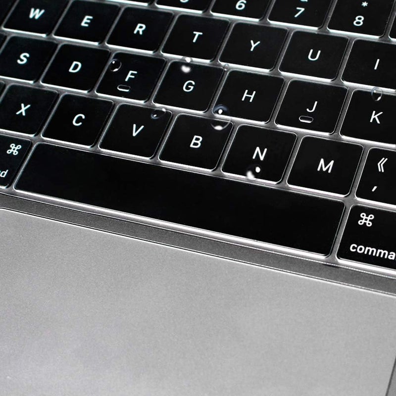 سيفن لاين غطاء لوحة مفاتيح Se7enline شفاف من TPU (تخطيط US) لـ MacBook Air 13 بوصة وMacBook Pro مع شاشة Retina 13" 15" 17" موديلات: A1369, A1466, A1502, A1425, A1398, 2009-2016 - Image 2