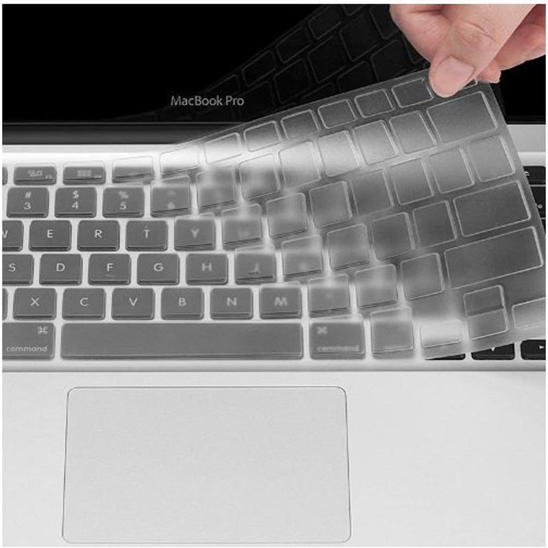 سيفن لاين غطاء لوحة مفاتيح Se7enline شفاف من TPU (تخطيط US) لـ MacBook Air 13 بوصة وMacBook Pro مع شاشة Retina 13" 15" 17" موديلات: A1369, A1466, A1502, A1425, A1398, 2009-2016 - Image 3