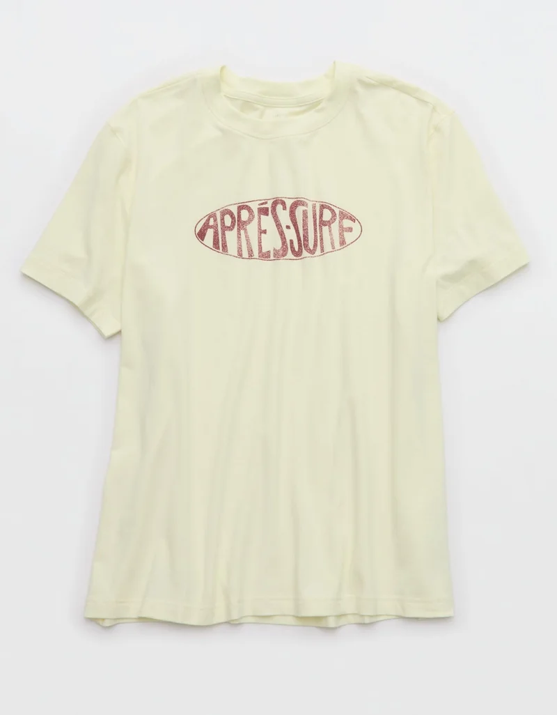 Aerie  OFFLINE By Aerie Let's Stretch Oversized T-Shirt for Women | Best Price UAE